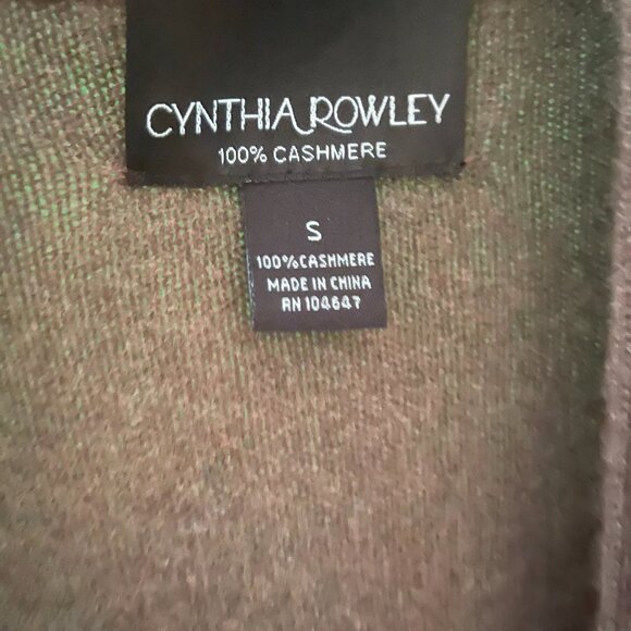 Cynthia Rowley Cashmere Wrap openSweater ladies  Small - Picture 2 of 8